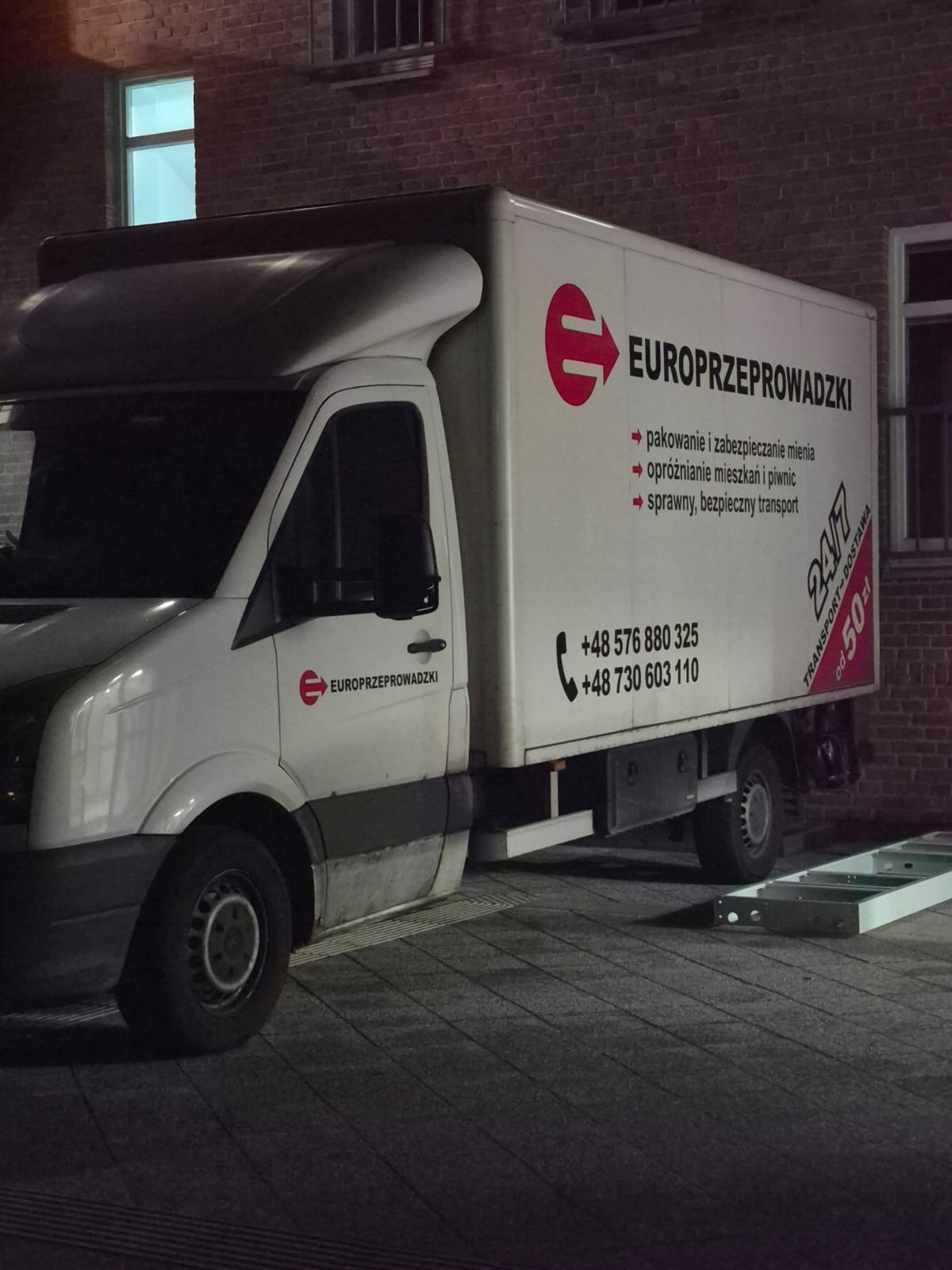 Samochód dostawczy Europrzeprowadzki